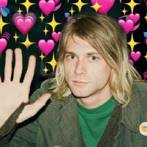 Стікер Telegram «Kurt Cobain 3» 💖