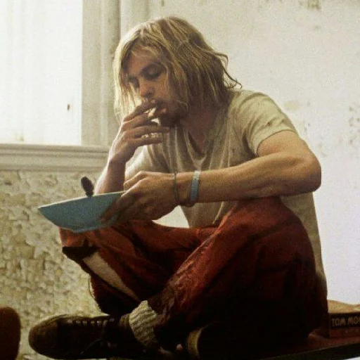 Стикер Telegram «Kurt Cobain 3» 🥱