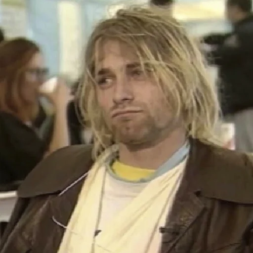 Стікер Telegram «Kurt Cobain 3» 😕