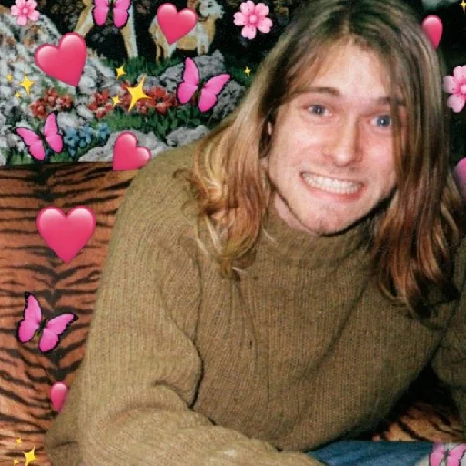 Kurt Cobain 3 sticker 💗