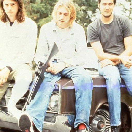 Kurt Cobain 3 sticker 😅