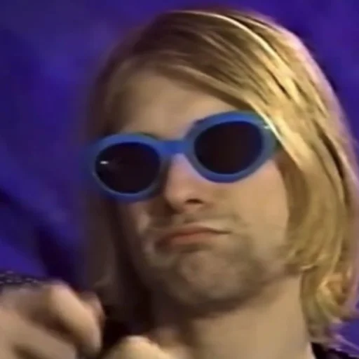 Kurt Cobain 3 sticker 🙁