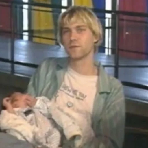 Telegram stiker «Kurt Cobain 3» 🙃