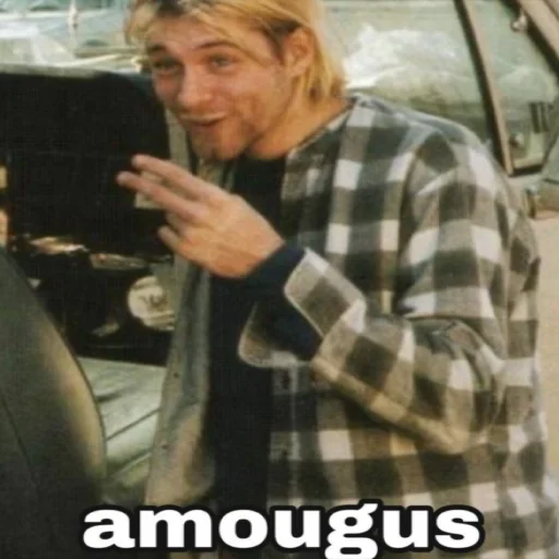 Telegram Sticker «Kurt Cobain 3» 🤩