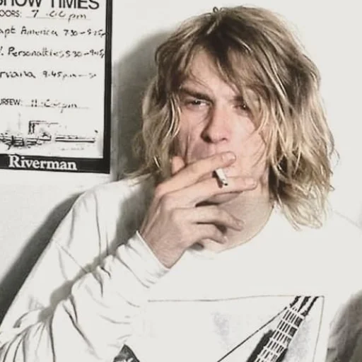 Telegram Sticker «Kurt Cobain 3» 🚬