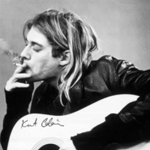 Стікери телеграм Kurt Cobain