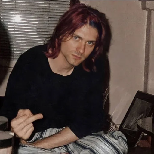 Kurt Cobain sticker 😠