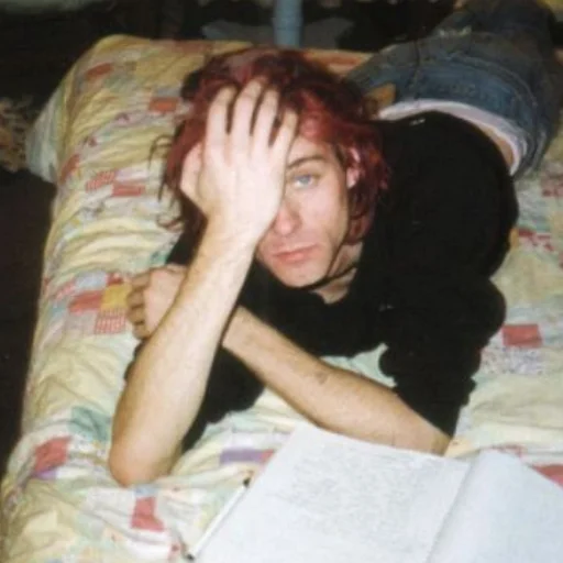 Стікер Telegram «Kurt Cobain» 🤨