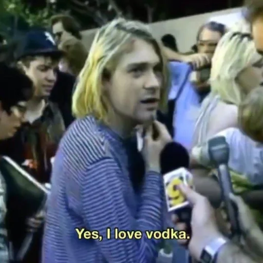 Kurt Cobain sticker 😌