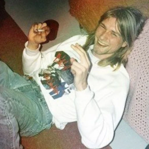 Эмодзи Kurt Cobain 😂