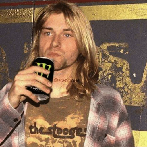 Эмодзи Kurt Cobain 😗