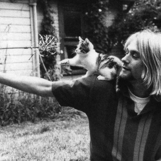 Telegram stiker «Kurt Cobain» 💗