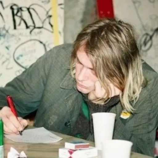 Kurt Cobain sticker ✍