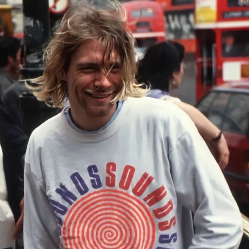 Эмодзи Kurt Cobain 😆