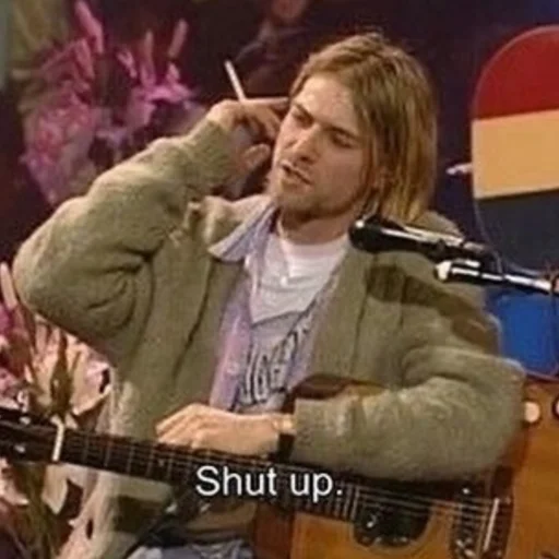 Эмодзи Kurt Cobain 👺
