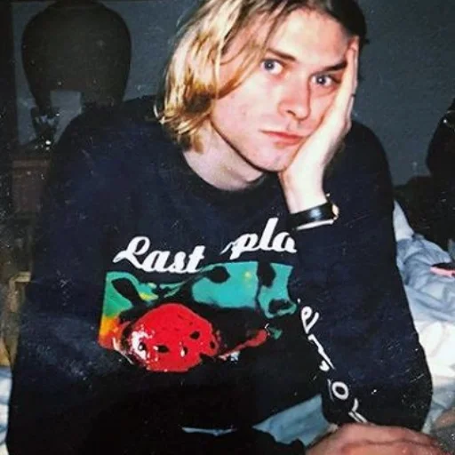Эмодзи Kurt Cobain 😣