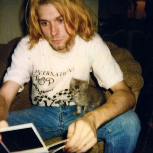 Стікер Telegram «Kurt Cobain» 💓