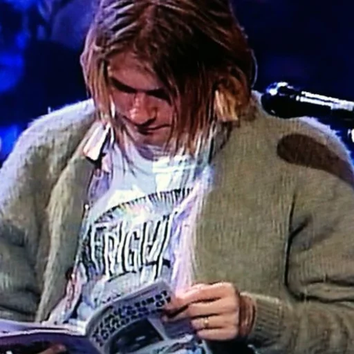 Kurt Cobain sticker 📚