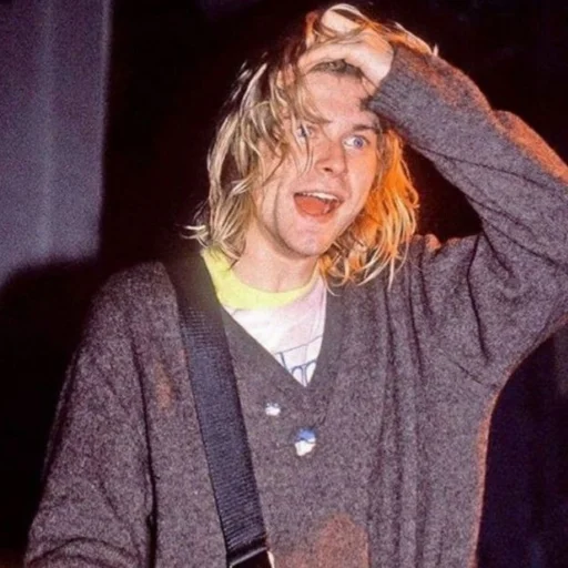 Стікер Telegram «Kurt Cobain» 😳