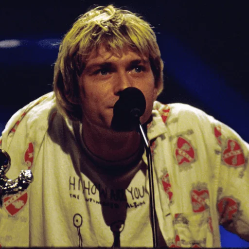 Стикер Telegram «Kurt Cobain» 😭