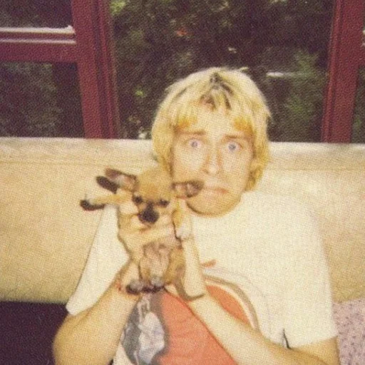 Telegram stiker «Kurt Cobain» 😰
