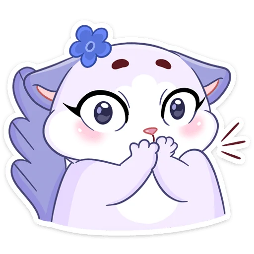 Telegram Sticker «Миу-Мяу и Кусалочка» ?