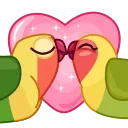 Telegram emoji Lovebirds