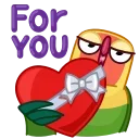 Lovebirds emoji ❤️
