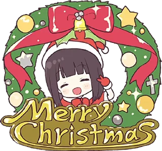 Эмодзи Menhera-chan Animation 2 ENG 🎅