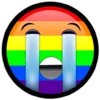 LGBTQIA emoji 😭