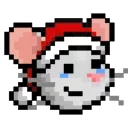 Стикер LIHKG Mouse Xmas Animated (Unofficial) 😢