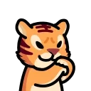 Telegram emoji LIHKG Tiger