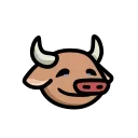 LIHKG Cow emoji 😞