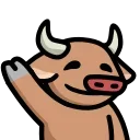 LIHKG Cow emoji 👋