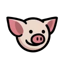 Pig HD sticker 😠