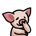 Pig HD sticker 🙊