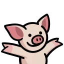 Pig HD stiker 💁