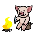Pig HD sticker 💨