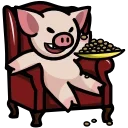 Pig HD sticker 🥜