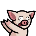 Pig HD sticker 😧