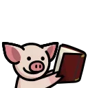 Стікер Pig HD 📕