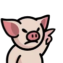 Pig HD sticker 👉