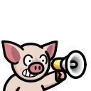 Стикер Pig HD 🔈