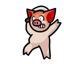 Pig HD sticker 🔪