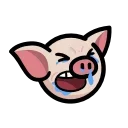 Pig HD stiker 😭