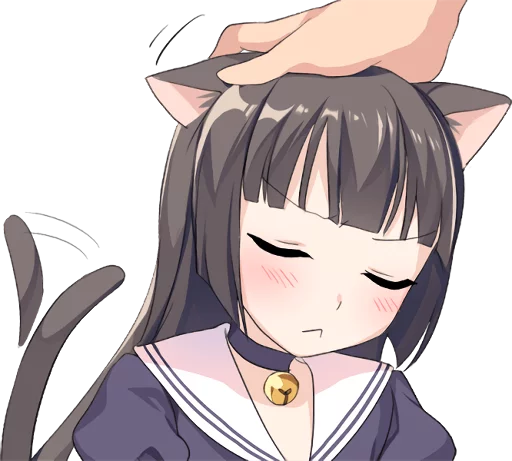 Стикер Tsundere Cat Girl Miyako ☺️