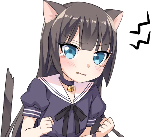 Tsundere Cat Girl Miyako emoji 😖