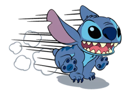 LINE_Stitch3 emoji 🏃