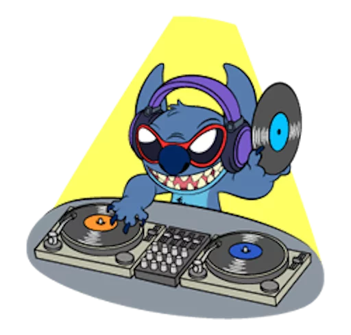 LINE_Stitch3 emoji 😎