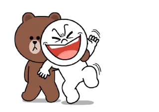 LINE Characters stiker 😆